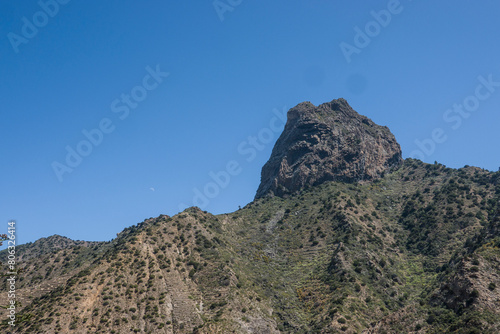 Roque Cano über dem Tal von Vallehermoso photo