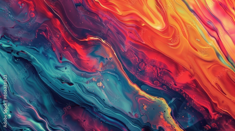 Multicolored Abstract Painting background. AI generated Multicolored Abstract Painting background. AI generated