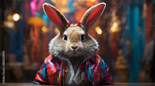 rabbit on the beach