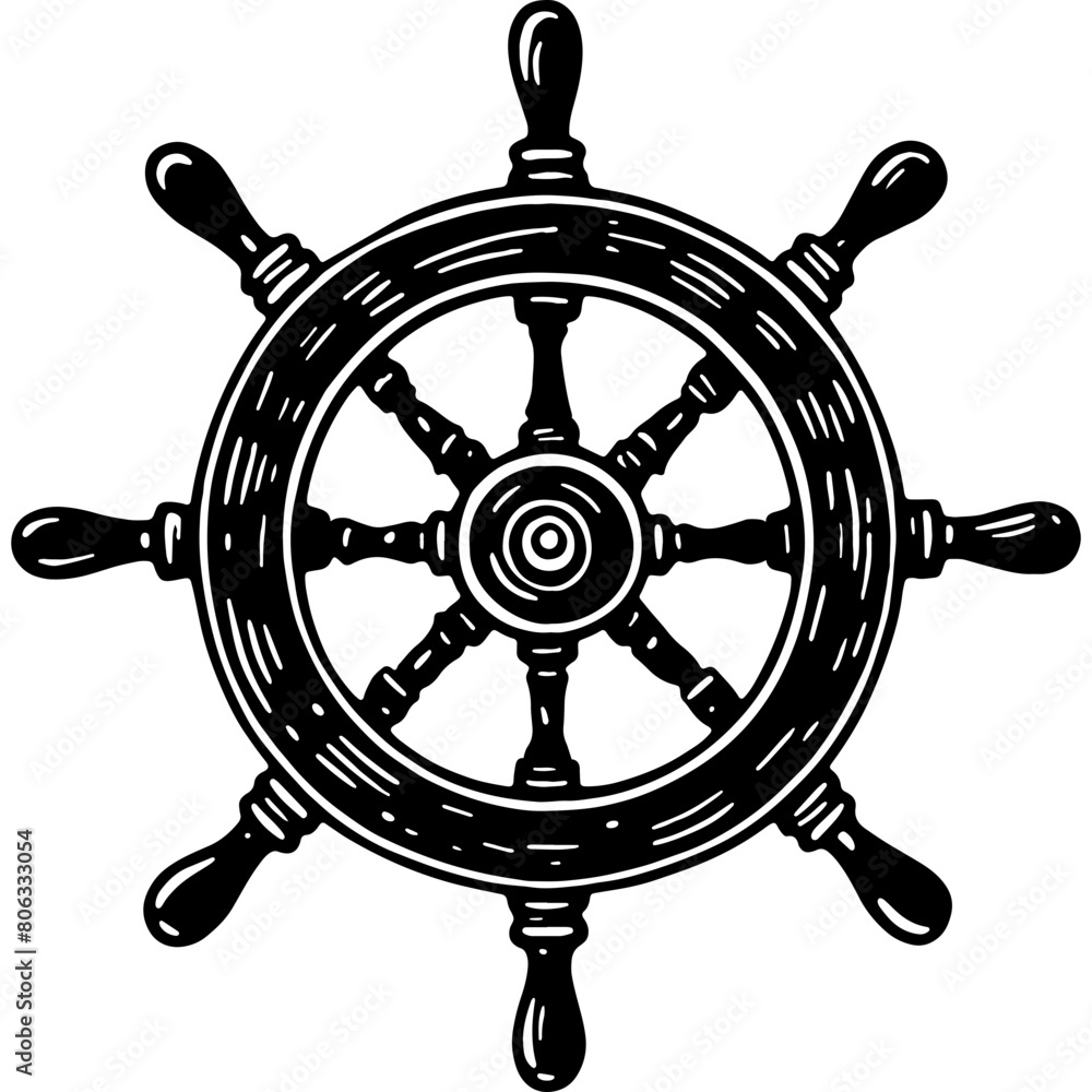 Doodle Ship’s Wheel Doodle Ship’s Wheel