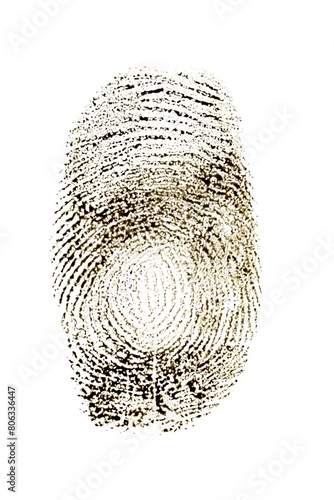 Φωτογραφία Fingerprint close-up