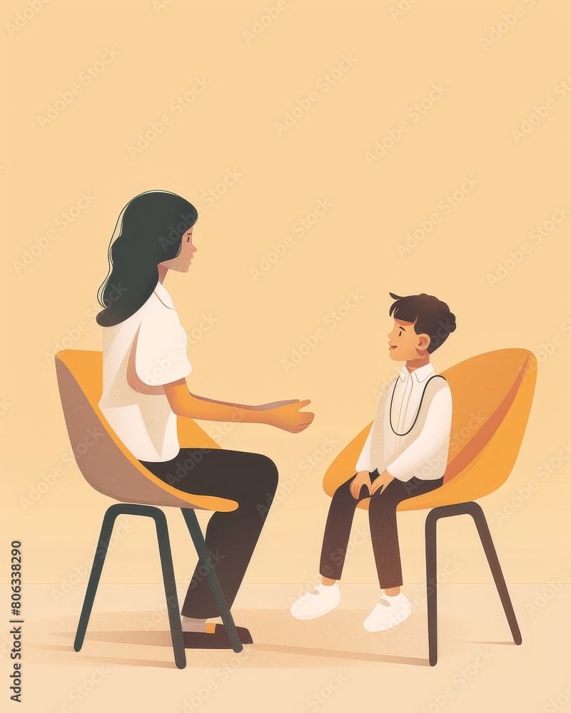 Depict a speech therapist with a child, feeling like she s not making a difference Depict a speech therapist with a child, feeling like she s not making a difference