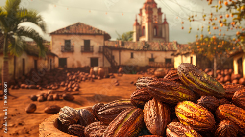 a historical fiction story set in ancient Mesoamerica exploring the origins of chocolate photo