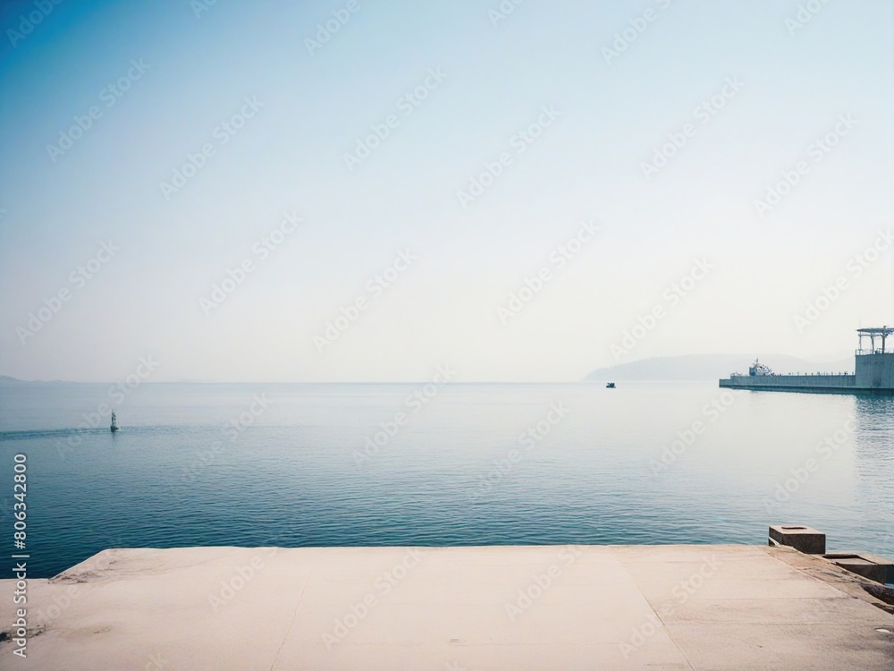 Obraz premium pier at sunset