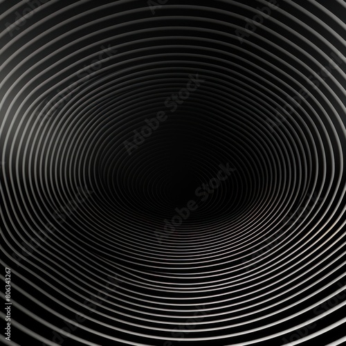 Black concentric gradient circle line pattern vector illustration for background  graphic  element  poster blank copyspace for design text photo website web 