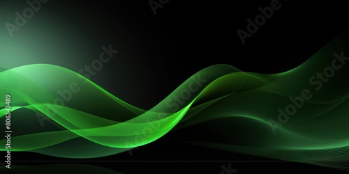 Black ecology abstract vector background natural flow energy concept backdrop wave design promoting sustainability and organic harmony blank 