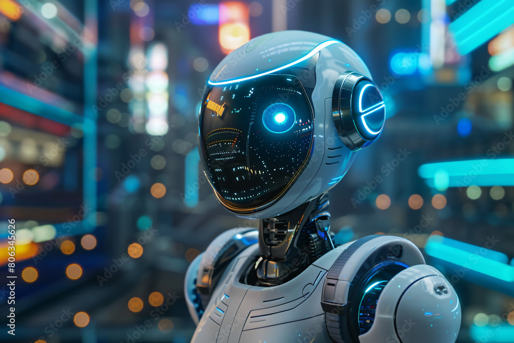 Friendly Artificial Intelligence Concept - Generative AI. Friendly Artificial Intelligence Concept - Generative AI.