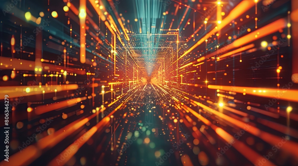 Neon power futuristic energy tunnel wallpaper background Neon power futuristic energy tunnel wallpaper background