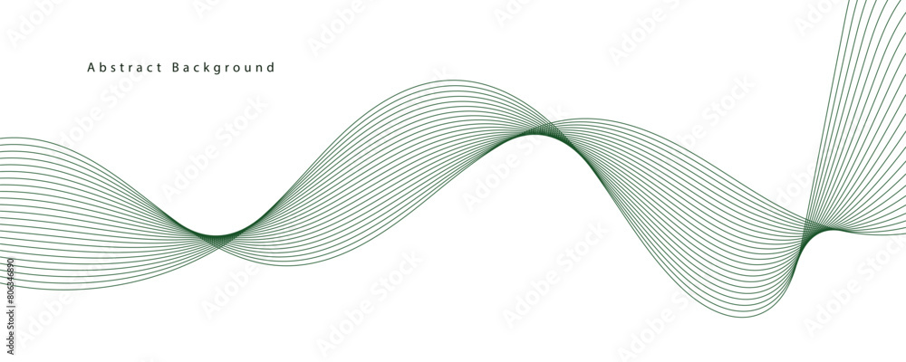 Abstract background with wavy lines. EPS10
