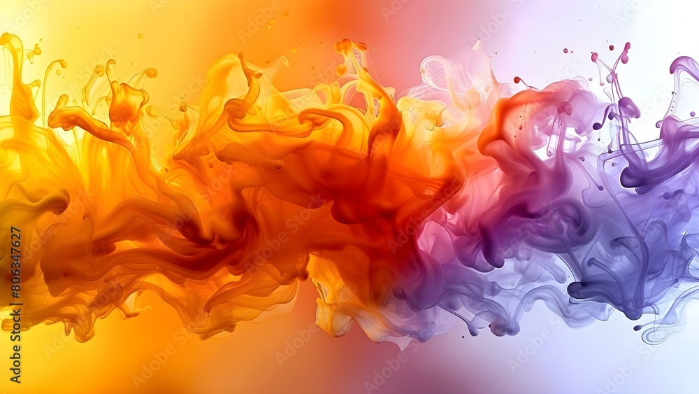 Dynamic colorful paint splashes for urgent visuals in Ecommerce and social media. Concept Colorful Paint Splashes, Ecommerce, Social Media, Dynamic Visuals, Urgent Advertising