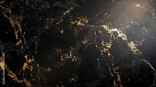 Black and gold marble texture background with high resolution for interior or exterior design