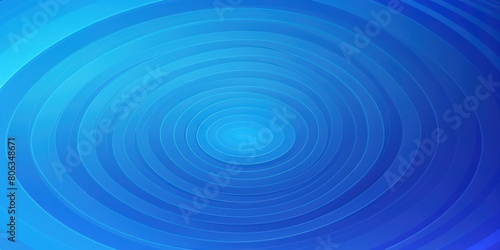 Blue concentric gradient circle line pattern vector illustration for background, graphic, element, poster blank copyspace for design text photo website web 