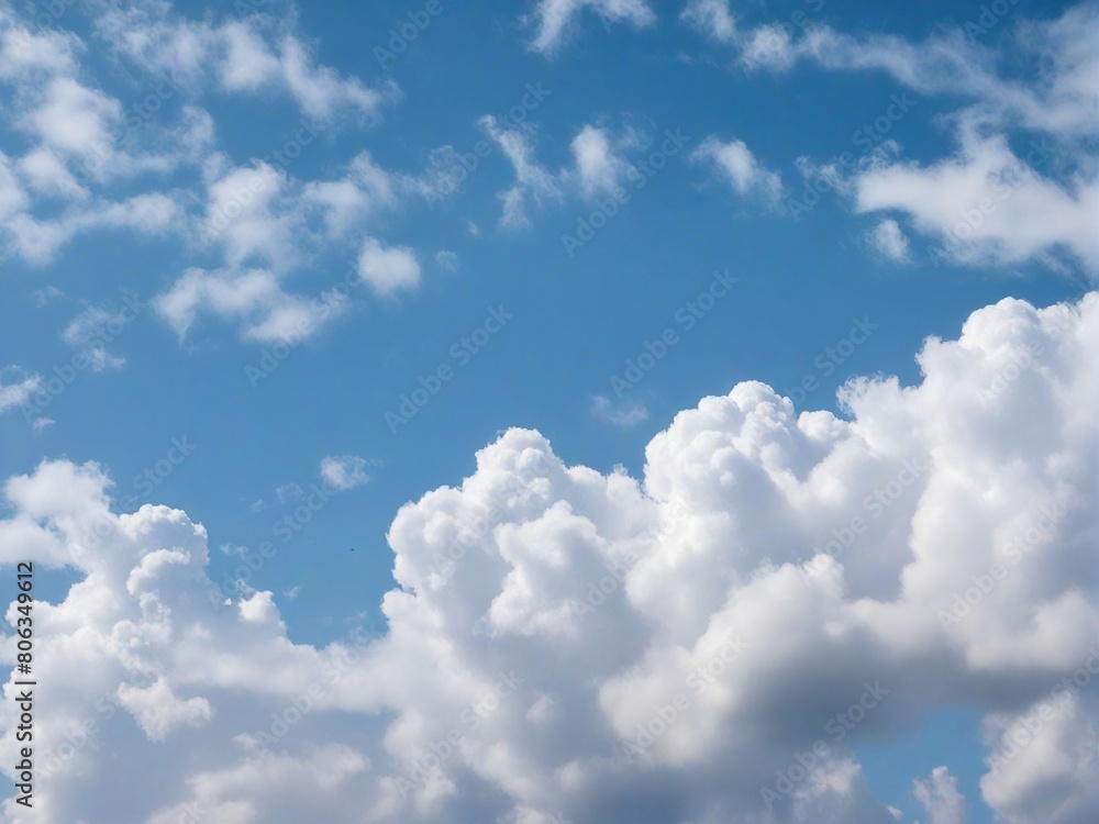 Fototapeta premium blue sky with clouds