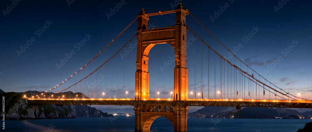 Fototapeta premium View of Golden Gate Bridge