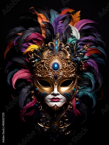 enetian Mask Revealing Venice Carnivale Magic