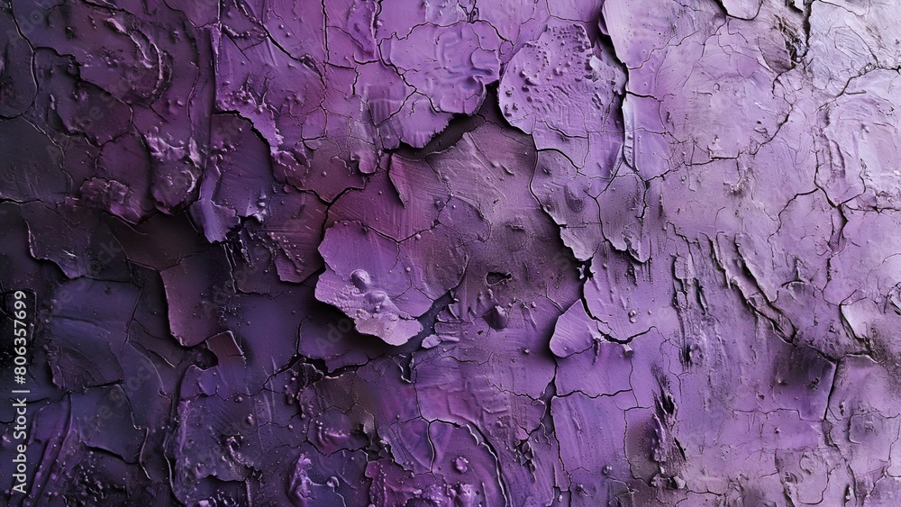 Obraz premium Abstract purple cracked paint texture background