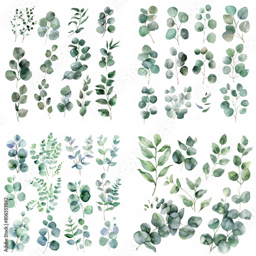 invitation painting silver herb print watercolor wedding greenery greeting herbal elegant exotic 