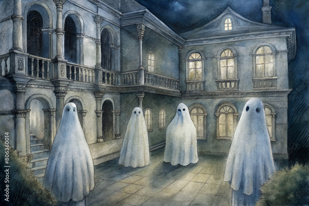 Whispering Ghosts in an Old Mansion Whispering Ghosts in an Old Mansion