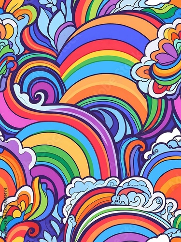 pride month rainbow wallpaper background