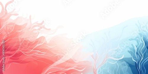 Coral ecology abstract vector background natural flow energy concept backdrop wave design promoting sustainability and organic harmony blank 