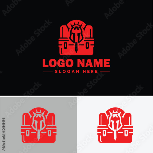 toolbox icon Tool chest Tool kit Tool cabinet flat logo sign symbol editable vector