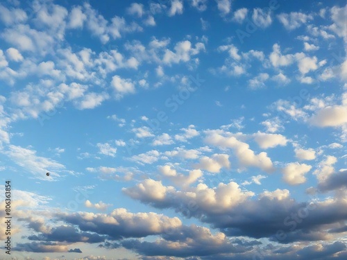 blue sky with clouds