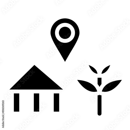 Tourist attraction Icon Style