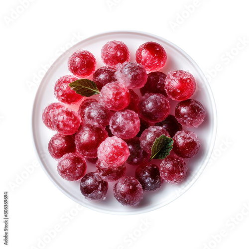 raspberries in a glass bowl