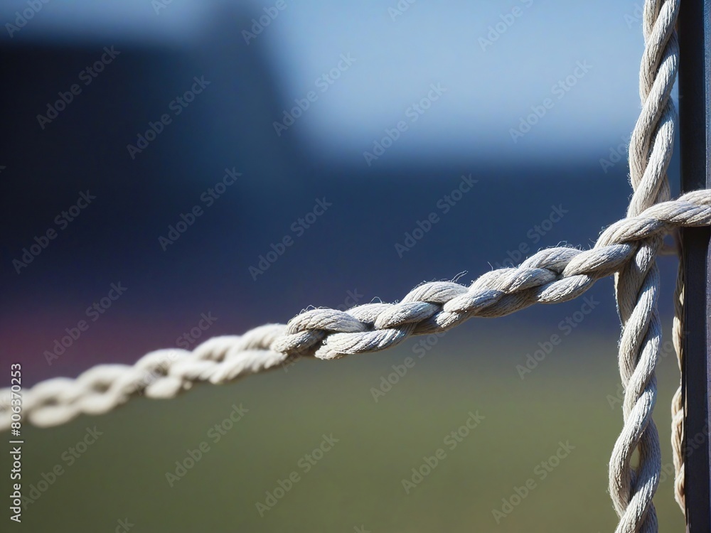 close up of a rope