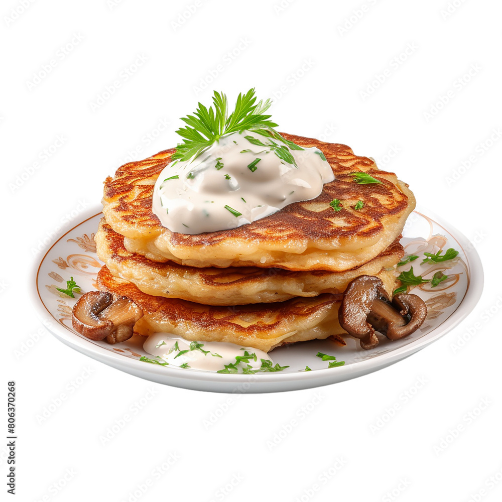 stack of pancakes on a plate