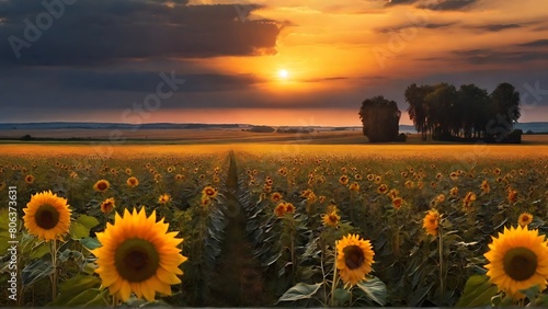 Harvesting Happiness  Sunflowers Brighten the Day