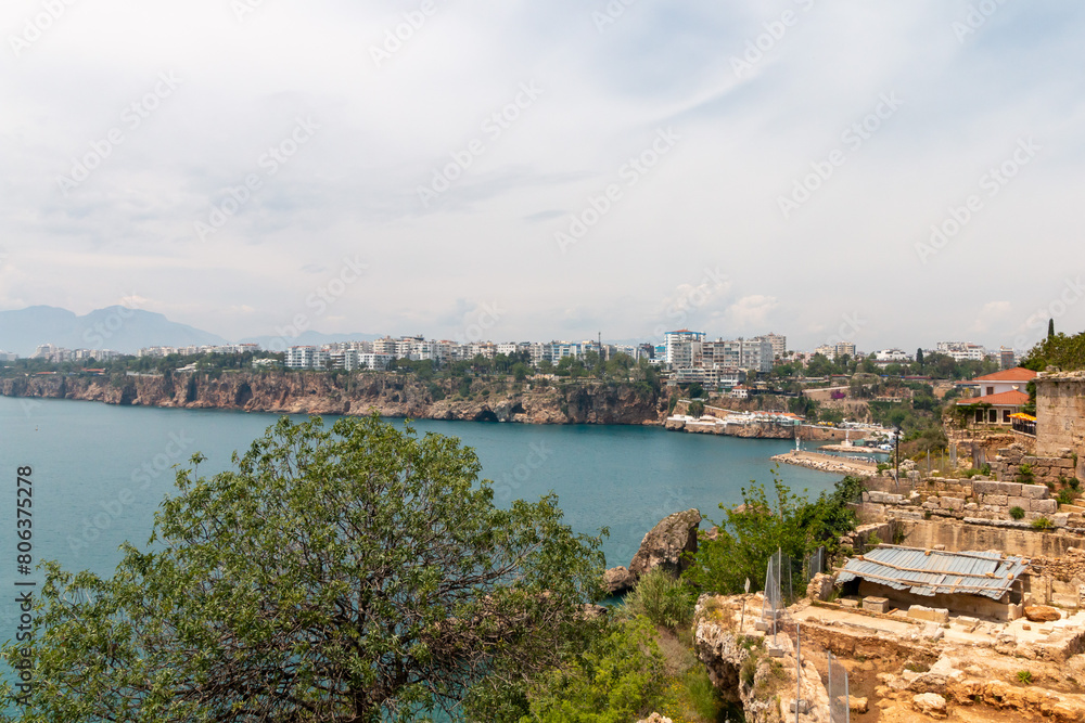 Panoramic view on Antalya Bay
