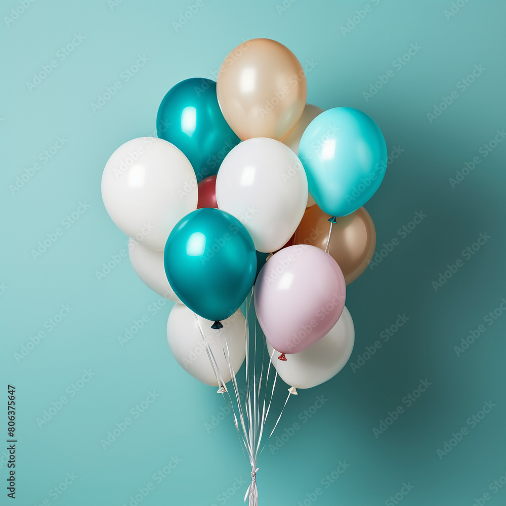 balloons background, red and yellow balloons, balloons isolated on white background