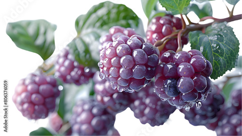 blackberry png image _ fruit image _ blackberry in isolated white background,