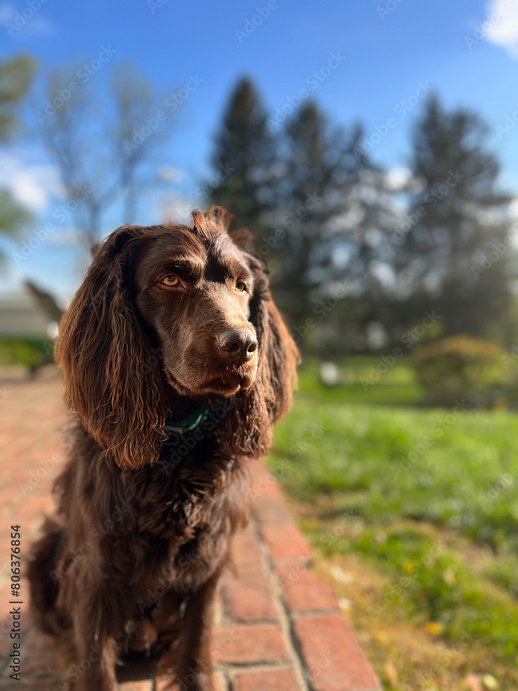 portrait of a dog: boykin spaniel portrait of a dog: boykin spaniel