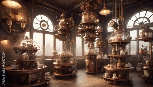 Whimsical Steampunk Inspired Teahouse Adorned Wit