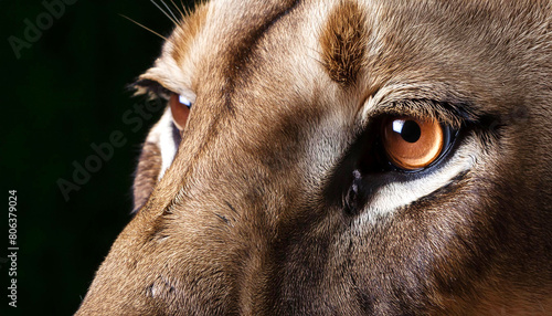 close up of a lion head, 16:9 widescreen wallpaper 