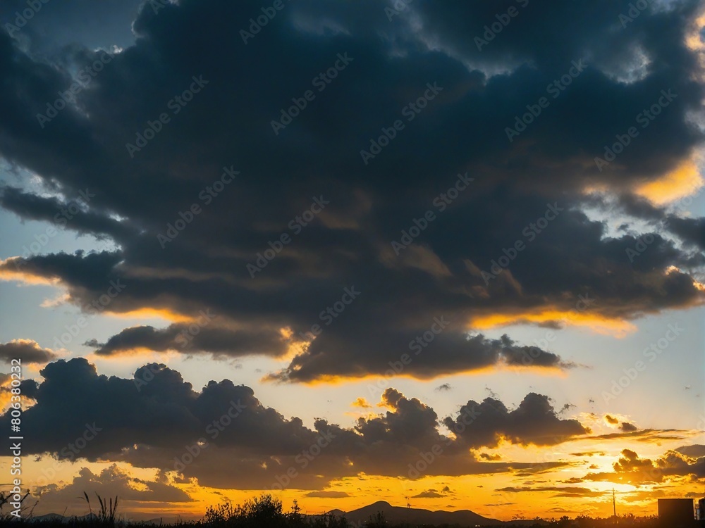 Obraz premium sunset in the sky