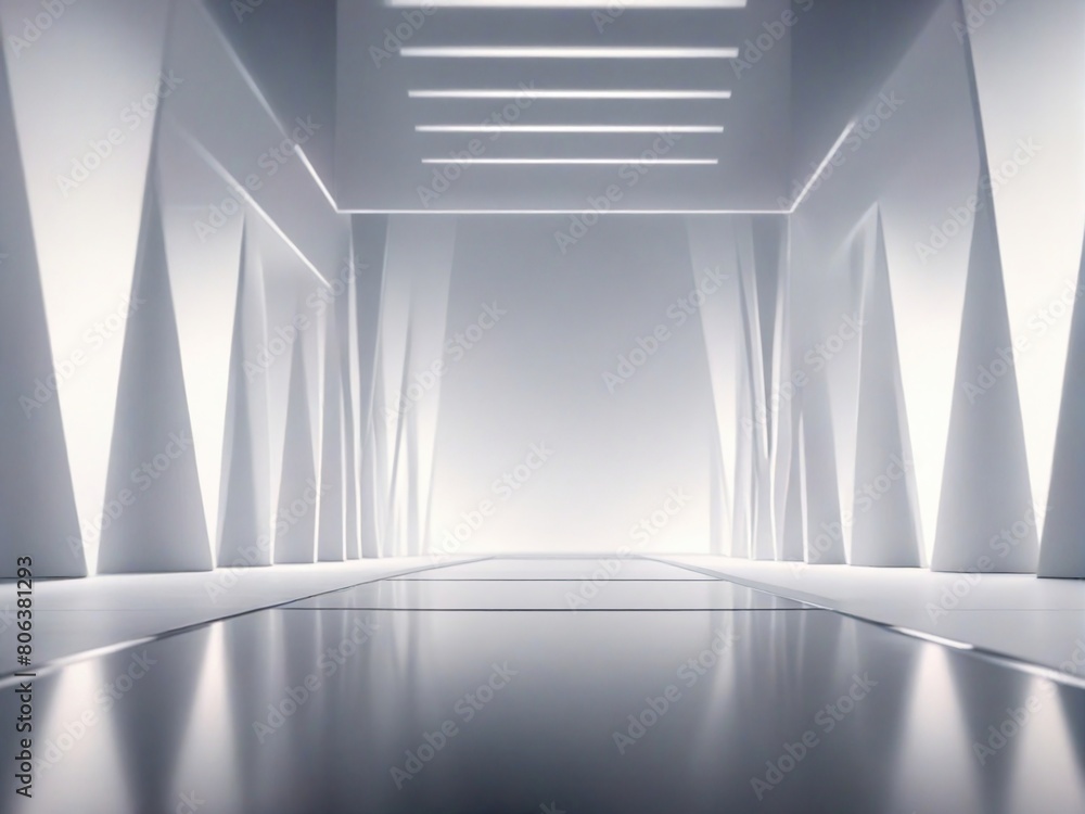 Fototapeta premium empty white room