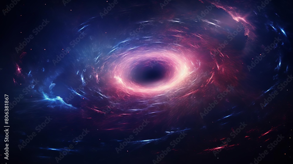 The image shows a black hole The image shows a black hole