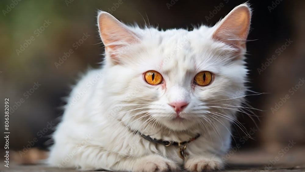 Sapphire Gaze: A Millionaire Cat's Dazzling Eyes