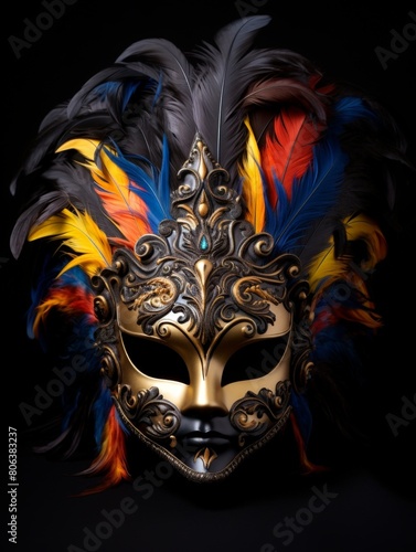 Venetian Mask Unveiling Venice Carnivale Splendor