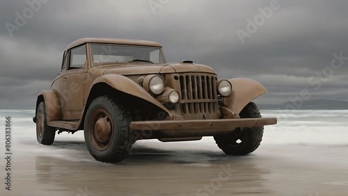 old car in the desert © Online Jack Oliver