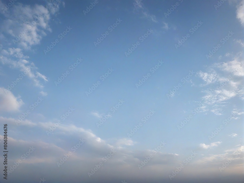 Obraz premium blue sky with clouds