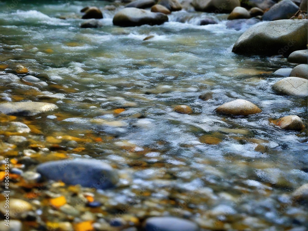 water and rocks