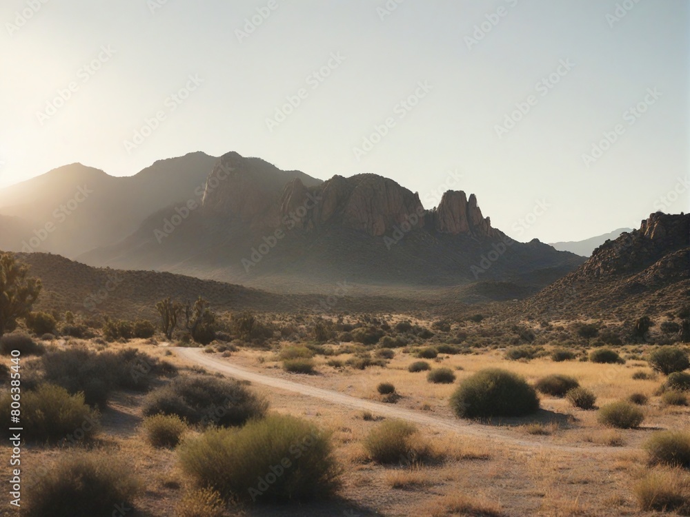 Fototapeta premium morning in the mountains