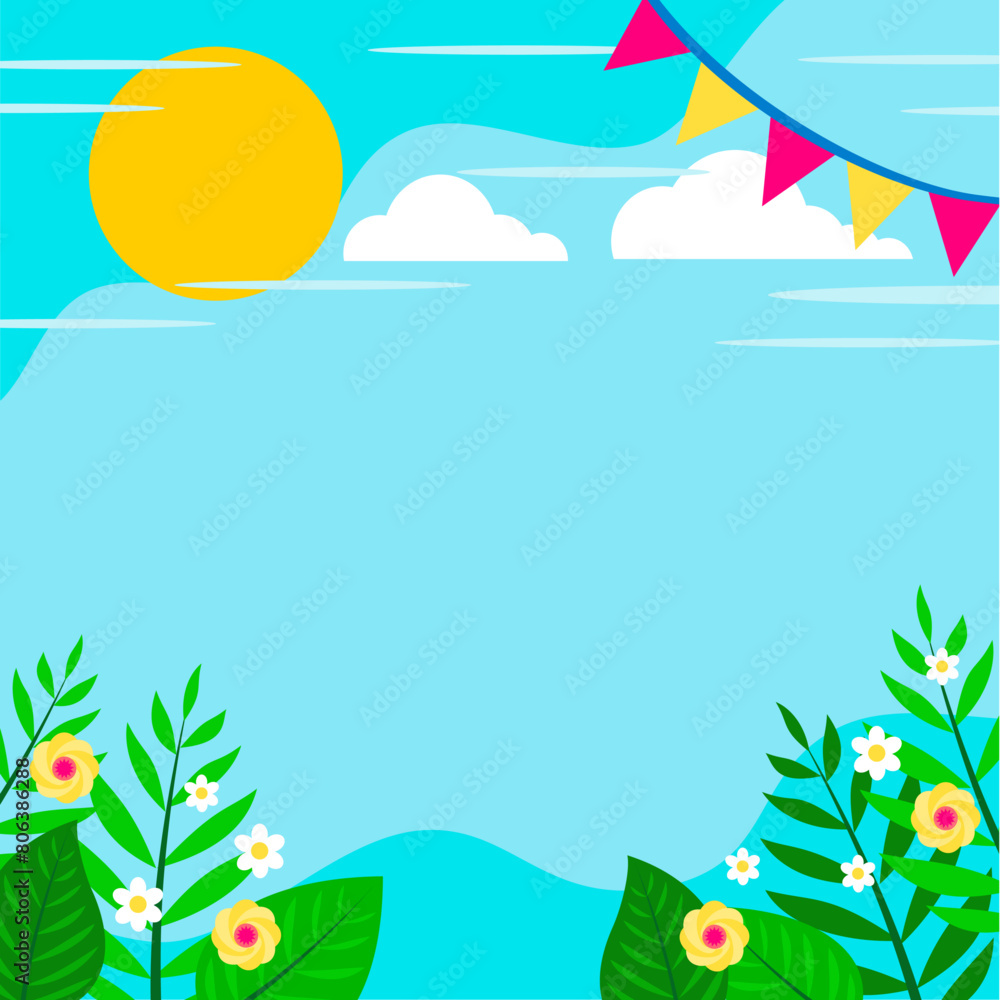 colorful summer background
