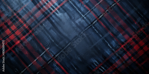 Tessuto scozzese. Sfondo con colori e tessuto scozzese. Giornata del tessuto scozzese. Spazio per messaggio o per immagini. photo