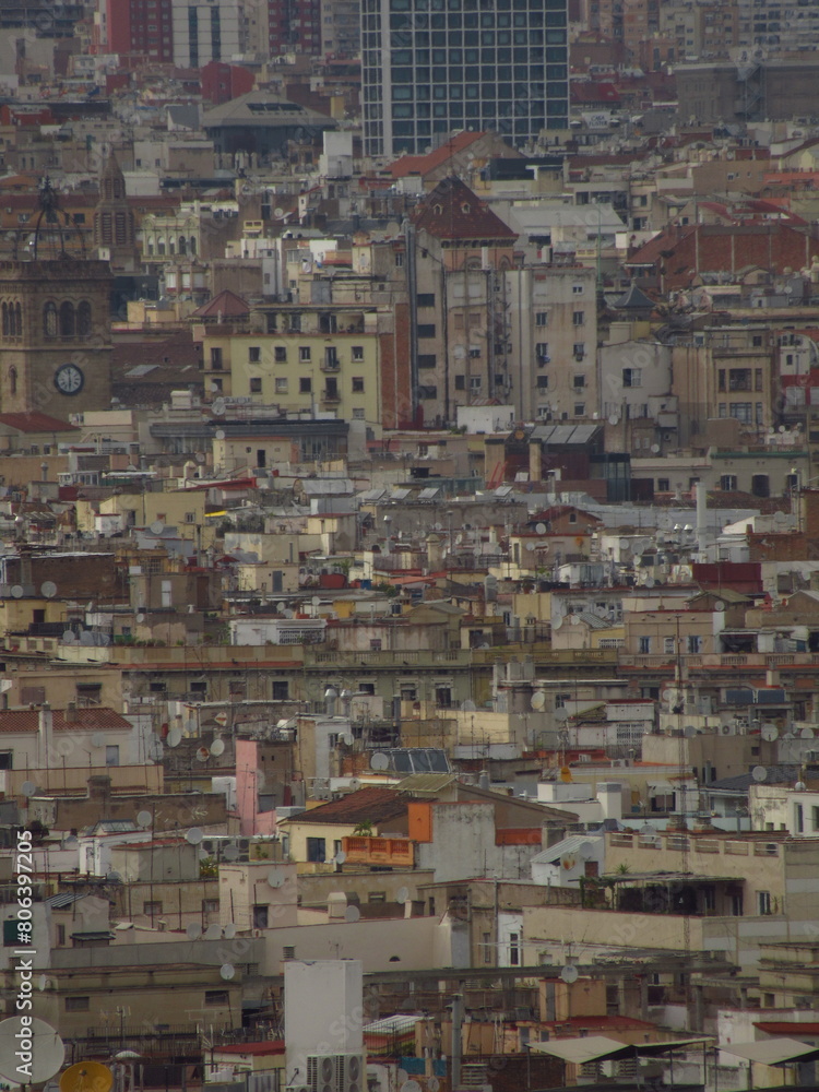 Barcelona city view 