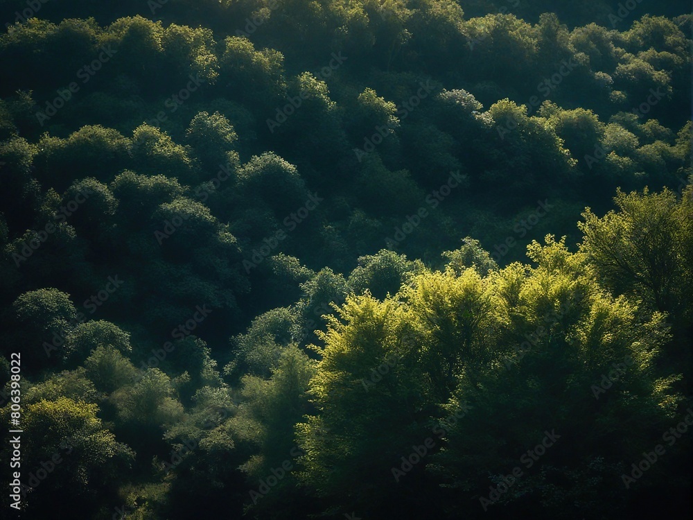 trees in the forest trees in the forest